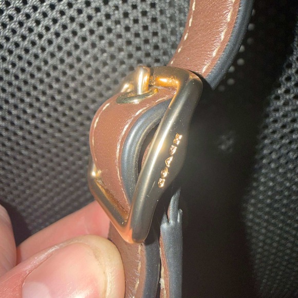 Coach mini Hadley crossbody with cow print - Picture 4 of 8